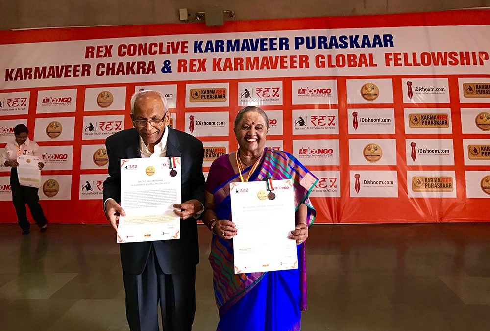 Founders Awarded Karmaveer Global Fellowship