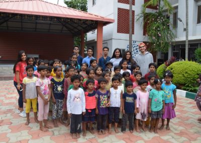 Children at Sahasra Deepika with the Youth Ambassadors | SDIE