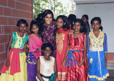 Children at Sahasra Deepika with a Youth Ambassador | SDIE